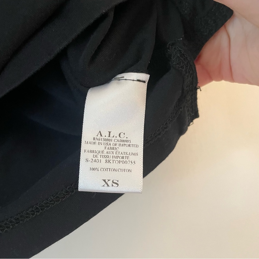 ALC Black Short Sleeve T-Shirt - Picture 4 of 4